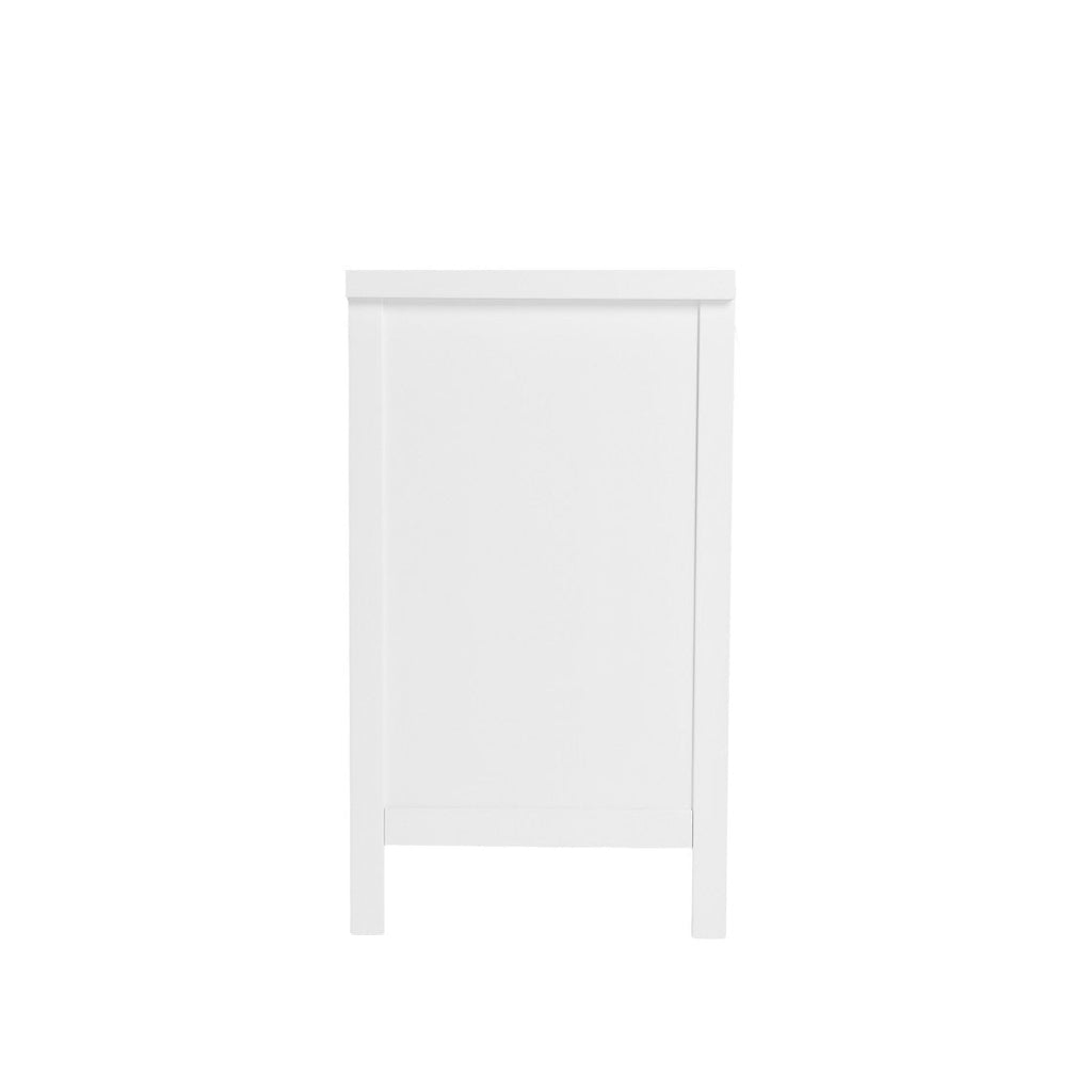 Bebe & Beyond Dreamer Cot Bed Wardrobe & Changer Three Piece Nursery Furniture Set - White - Nursery Furniture Set