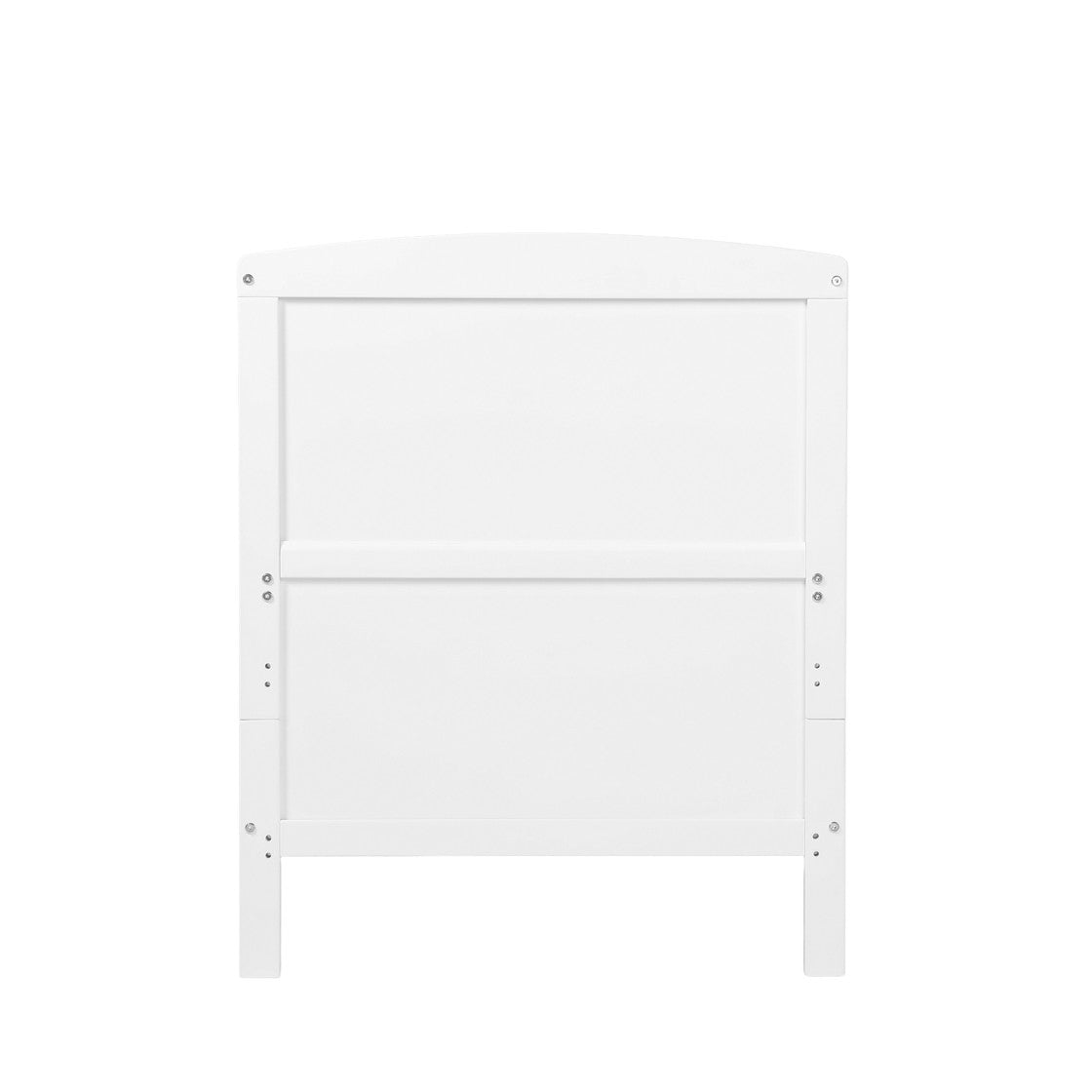 Bebe & Beyond Dreamer Cot Bed, Wardrobe & Changer Three Piece Nursery Furniture Set - White
