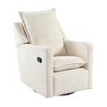 Bebe & Beyond Nestler 360 Reclining Nursing Chair - Off White Boucle