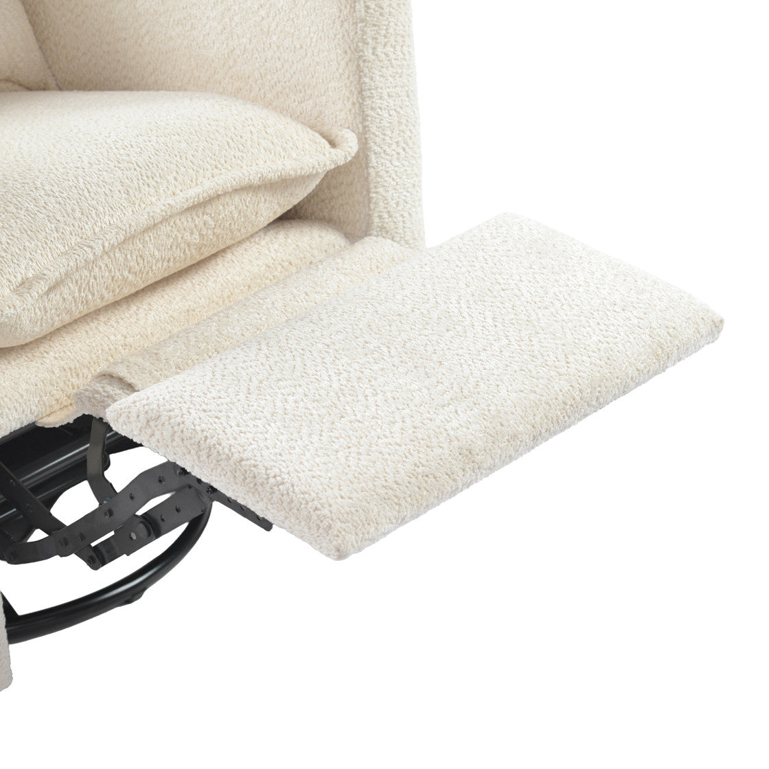 Bebe & Beyond Nestler 360 Reclining Nursing Chair - Off White Boucle