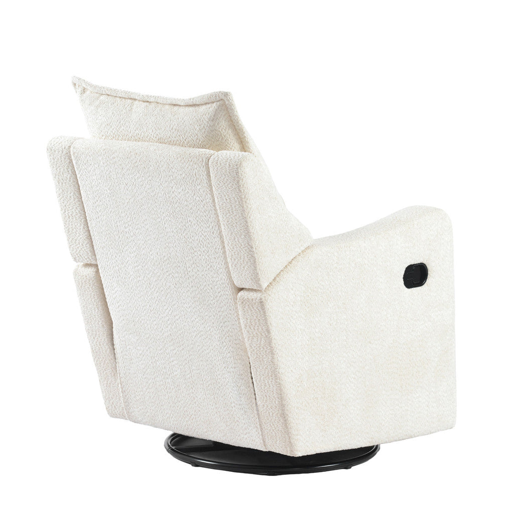 Bebe & Beyond Nestler 360 Reclining Nursing Chair - Off White Boucle