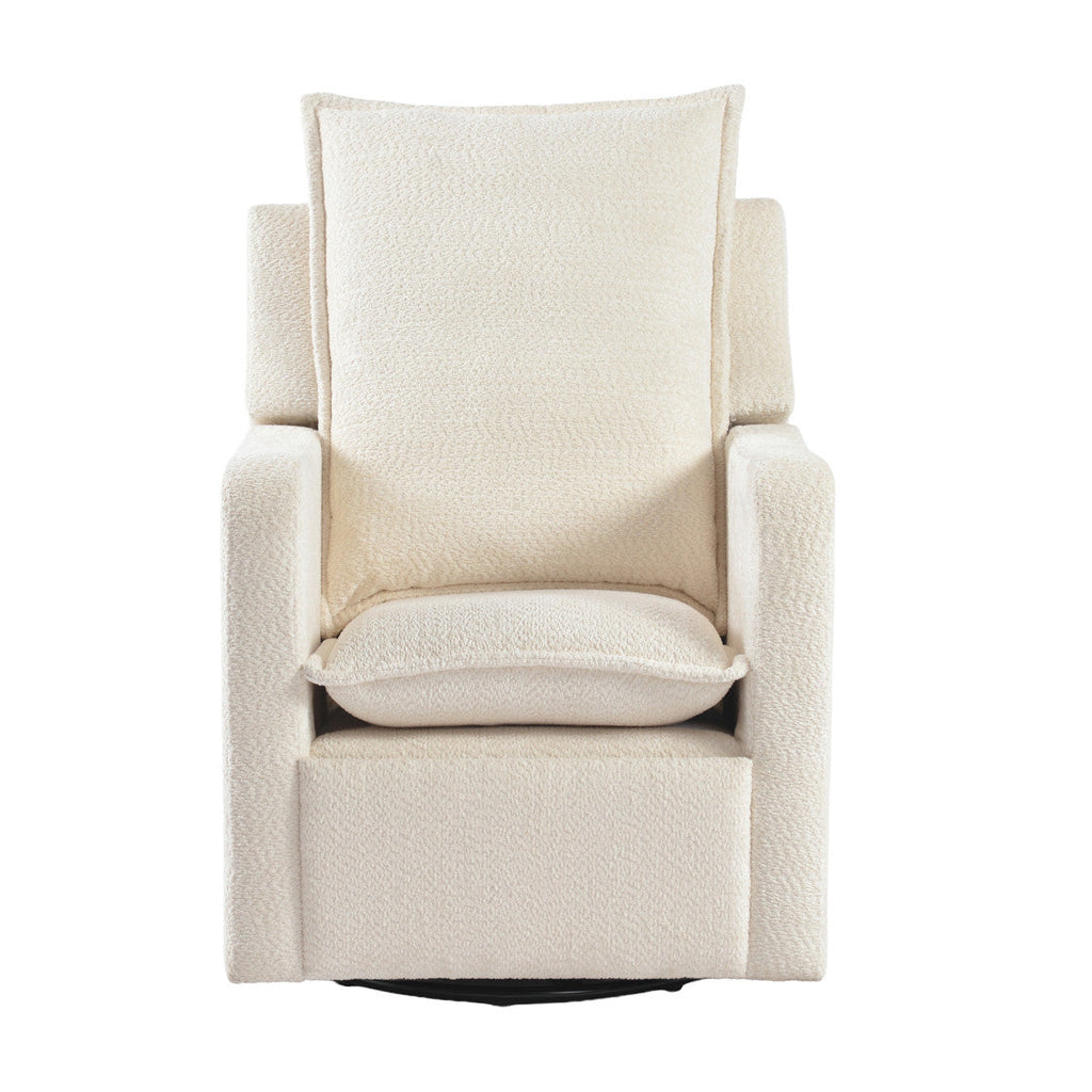 Bebe & Beyond Nestler 360 Reclining Nursing Chair - Off White Boucle
