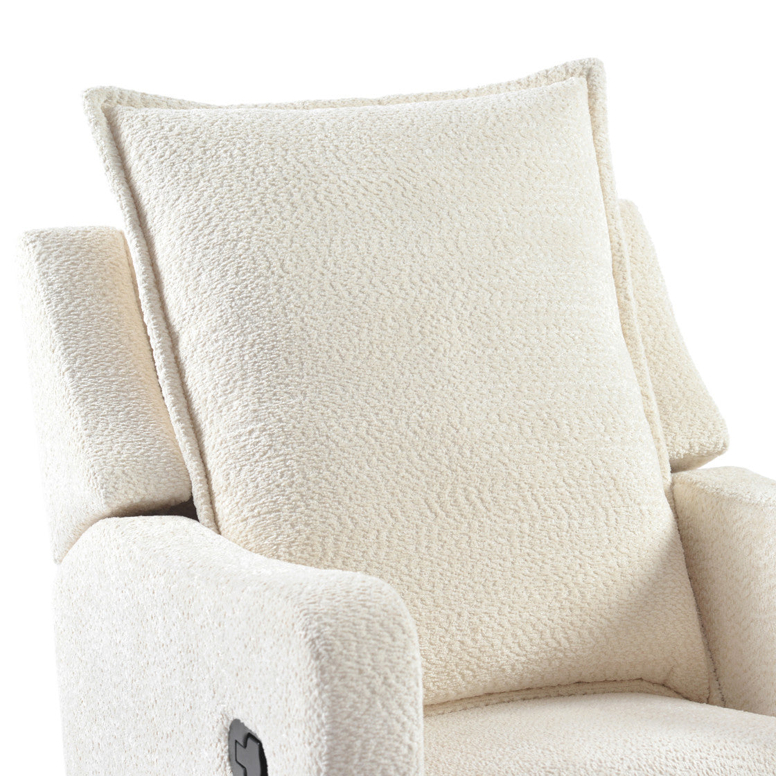 Bebe & Beyond Nestler 360 Reclining Nursing Chair - Off White Boucle - Nursing Chair