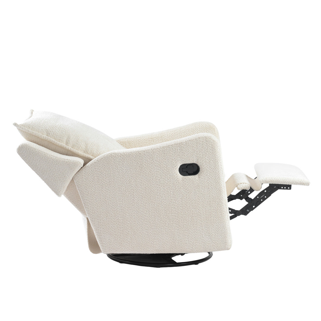 Bebe & Beyond Nestler 360 Reclining Nursing Chair - Off White Boucle - Nursing Chair