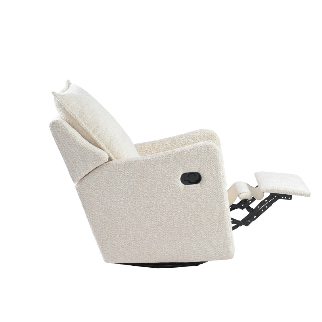 Bebe & Beyond Nestler 360 Reclining Nursing Chair - Off White Boucle - Nursing Chair