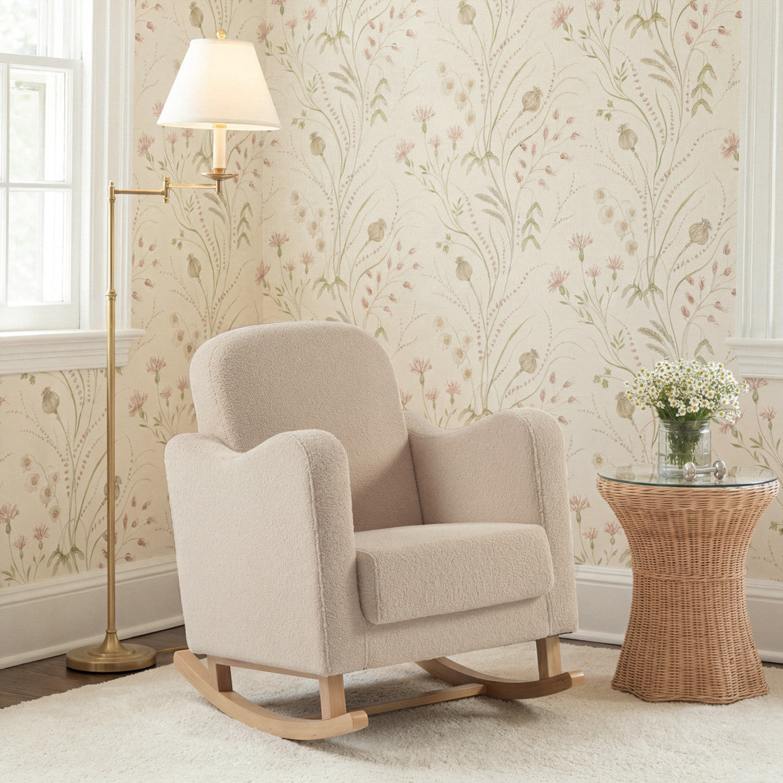 Bebe & Beyond Soother Nursing Chair - Oat Ted