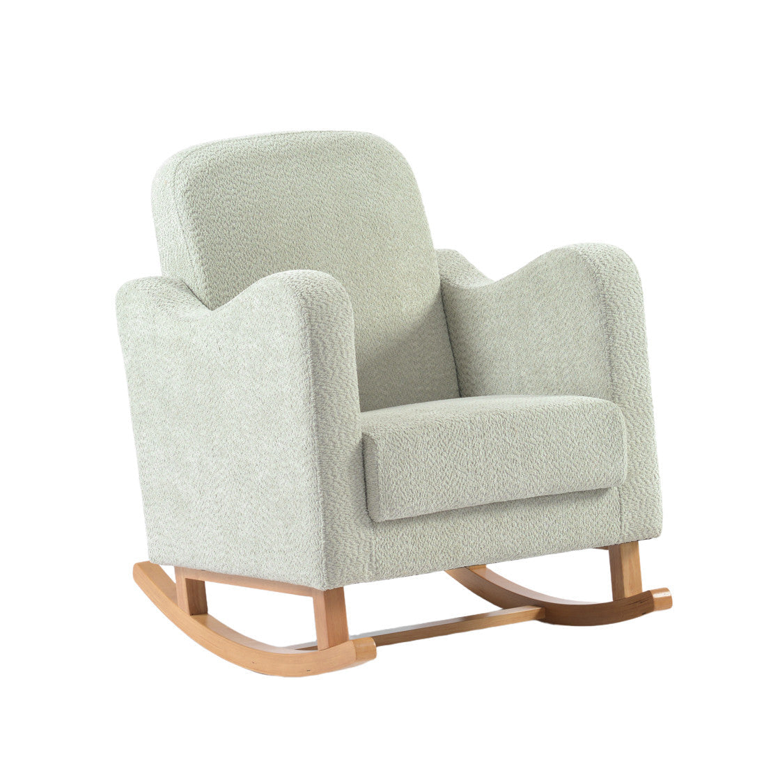Bebe & Beyond Soother Nursing Chair - Sage Boucle