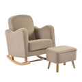 Bebe & Beyond Soother Nursing Chair & Stool - Biscuit Ted