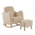 Bebe & Beyond Soother Nursing Chair & Stool - Oat Ted - Nursing Chair