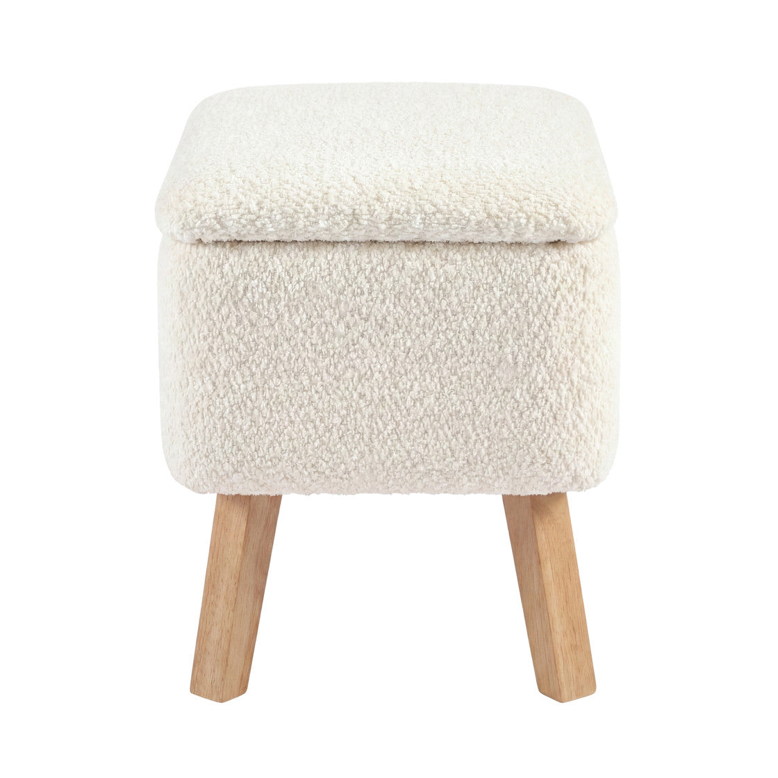 Bebe & Beyond Soother Nursing Chair & Stool - Off White Boucle