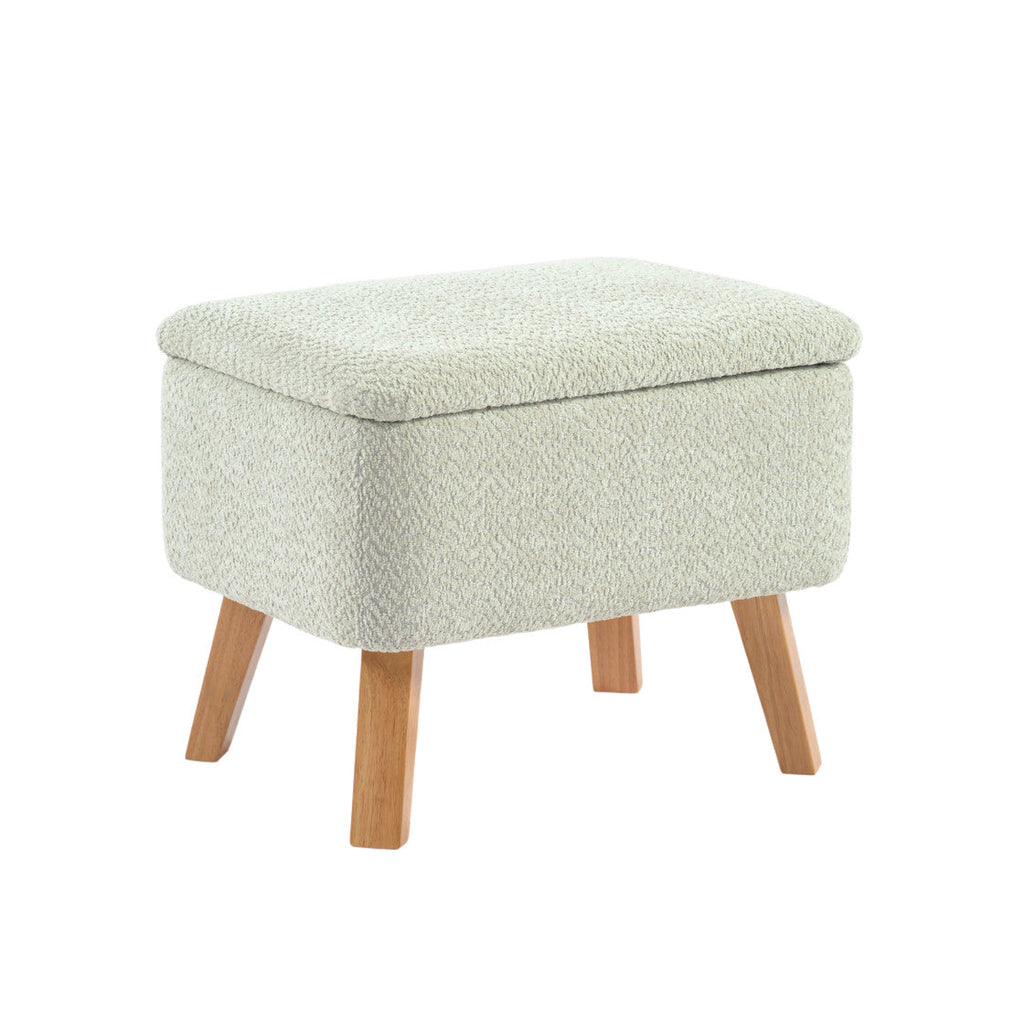Bebe & Beyond Soother Nursing Chair & Stool - Sage Boucle