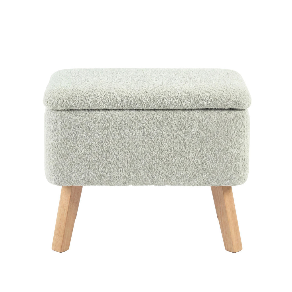 Bebe & Beyond Soother Nursing Chair & Stool - Sage Boucle