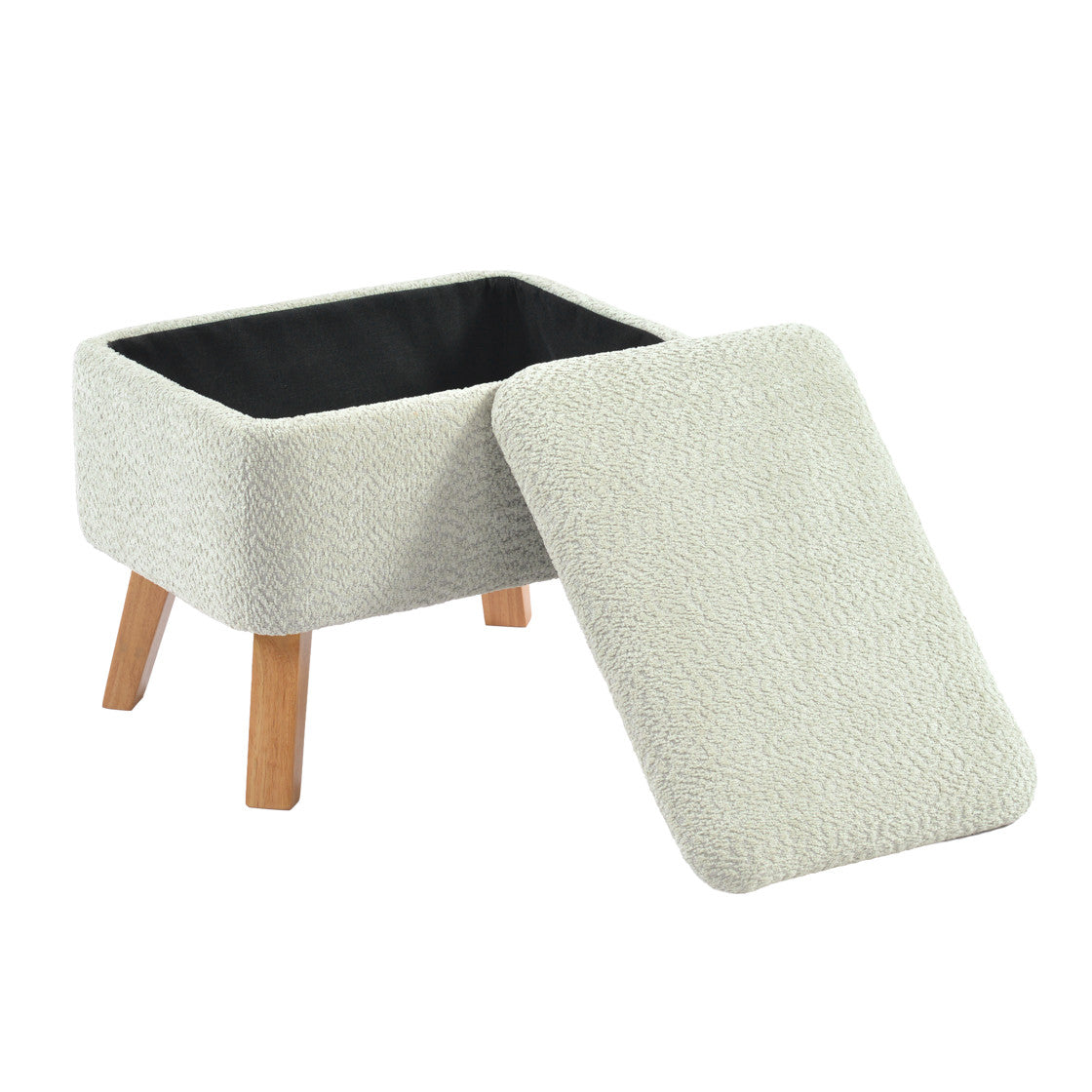 Bebe & Beyond Soother Nursing Chair & Stool - Sage Boucle