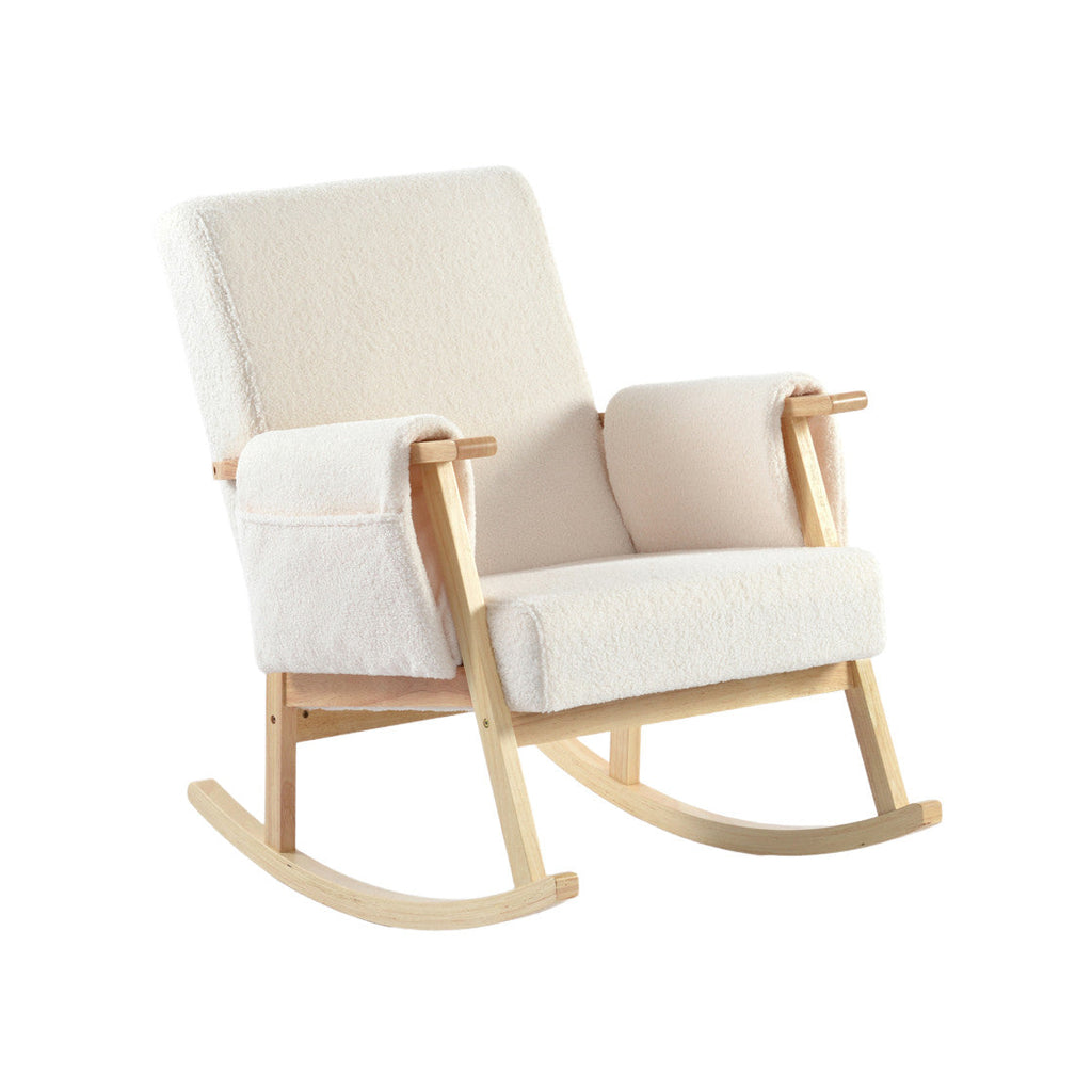 Bebe & Beyond Storyteller Nursing Chair - Off White Ted