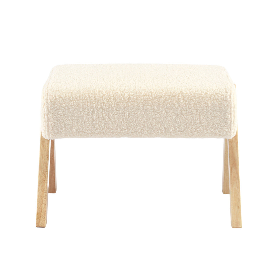 Bebe & Beyond Storyteller Nursing Chair & Stool - Off White Ted