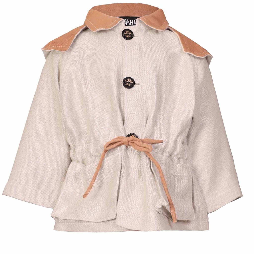 Beige Baby Jacket with Hood - 68 / 6 mths - Jacket