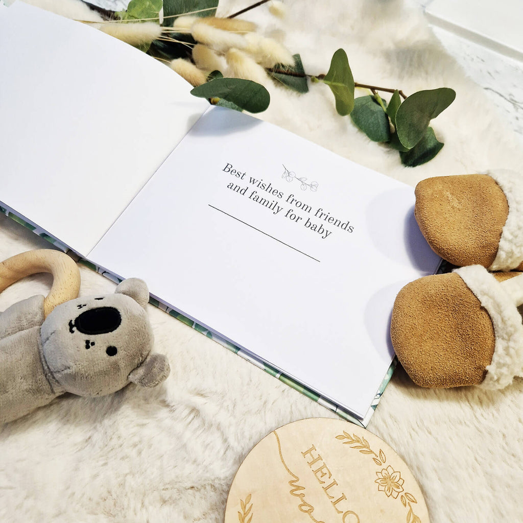 Best Wishes For Baby - Baby Shower Guestbook - Memory Book