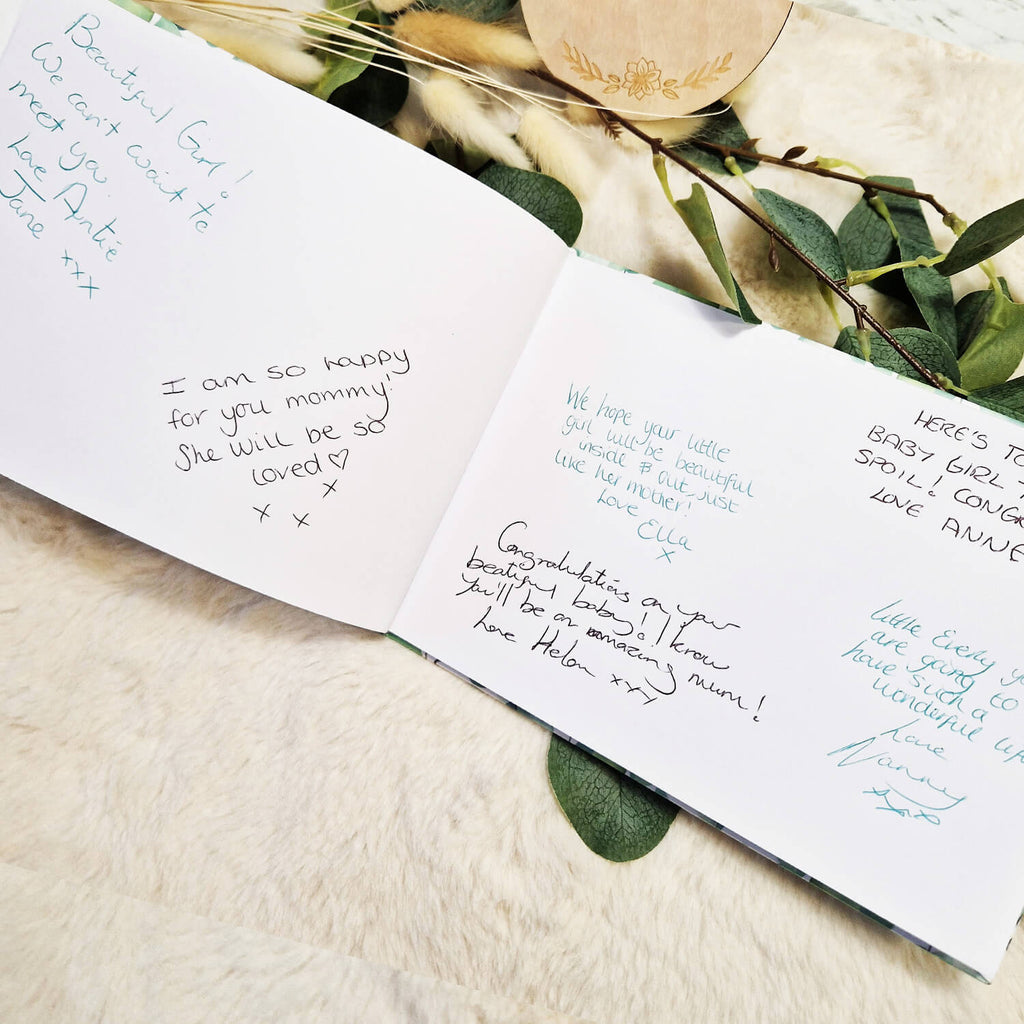 Best Wishes For Baby - Baby Shower Guestbook - Memory Book