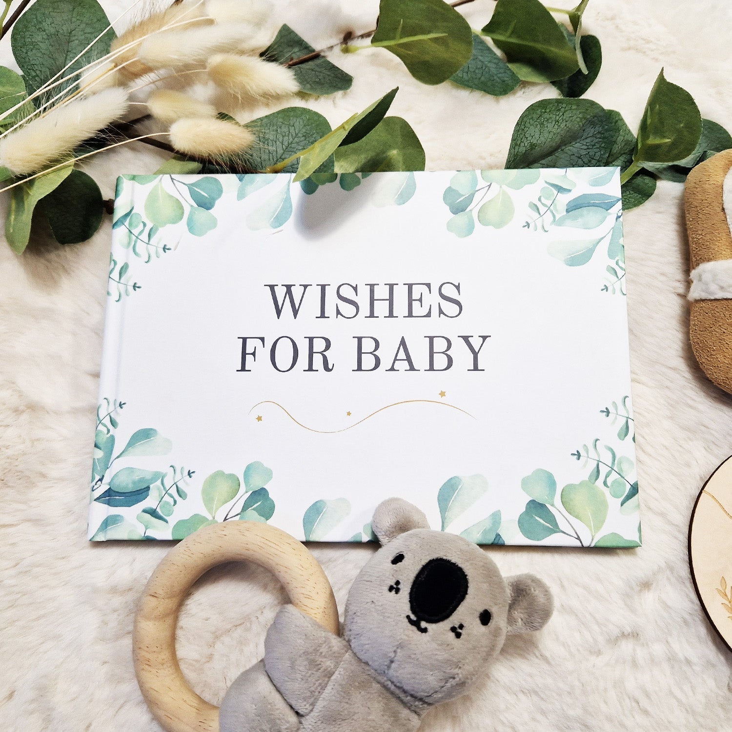 Best Wishes For Baby - Baby Shower Guestbook - Memory Book