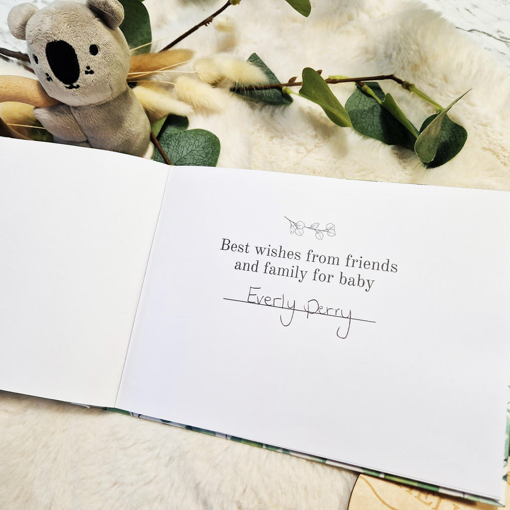 Best Wishes For Baby - Baby Shower Guestbook - Memory Book