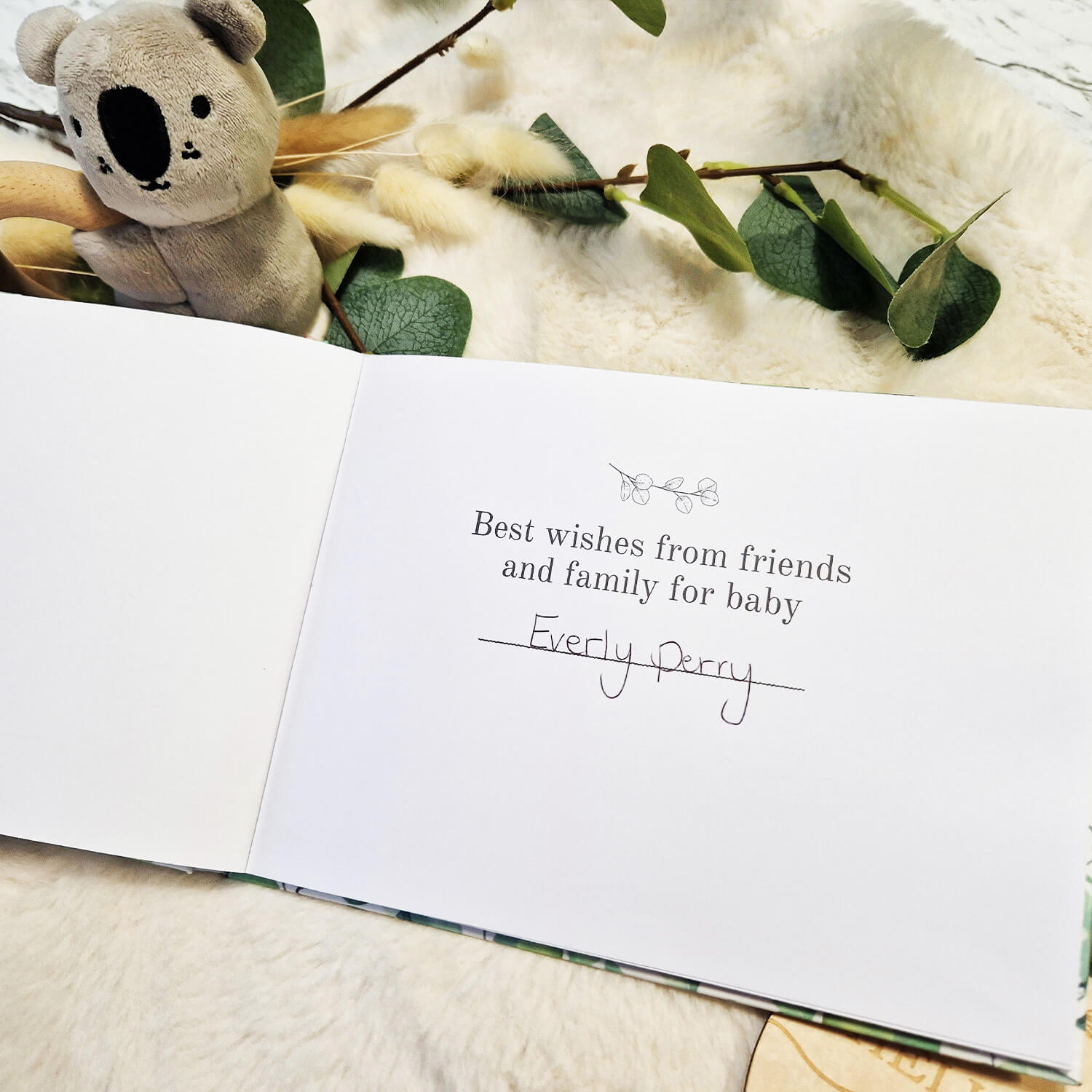 Best Wishes For Baby - Baby Shower Guestbook - Memory Book
