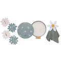 Petit Artichaut Baby Birth Keepsake Set - Daisy Blue