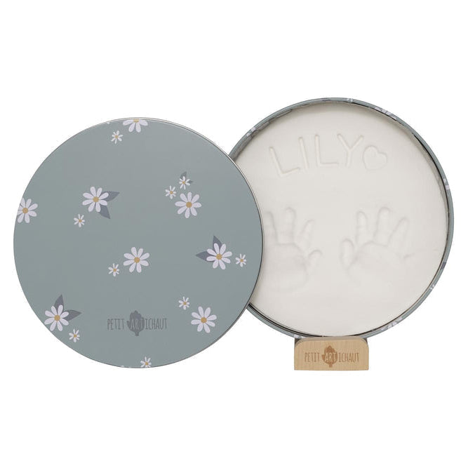 Petit Artichaut Baby Birth Keepsake Set - Daisy Blue