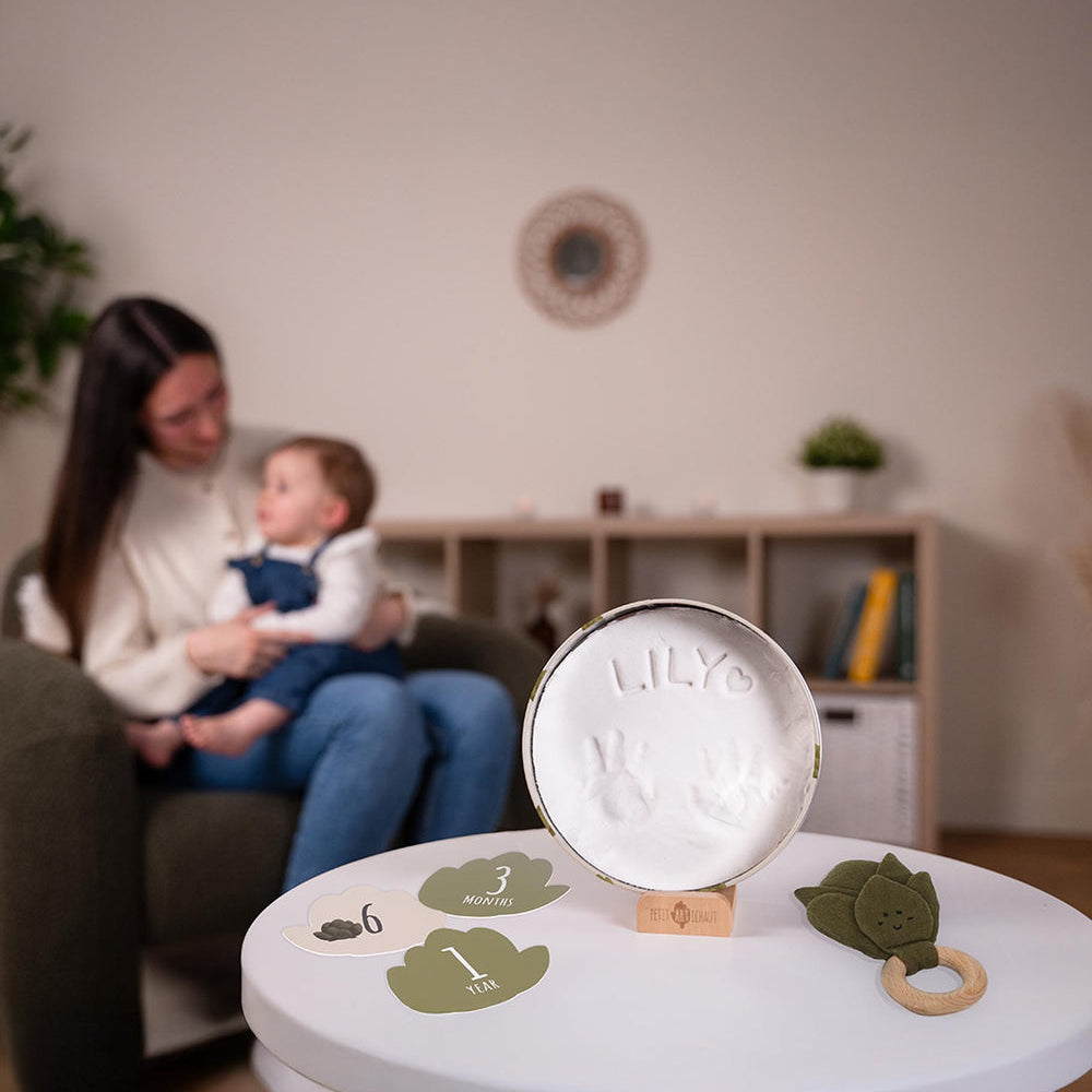 Petit Artichaut Baby Birth Keepsake Set - Artichaut Green