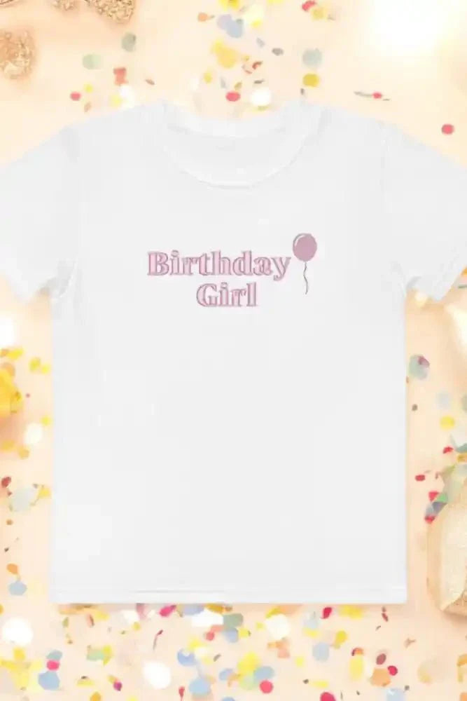 Birthday Girl T-Shirt Personalised - T-Shirts