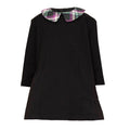 Black Baby Dress with Tartan Detail - 68 / 6 mths - Dress