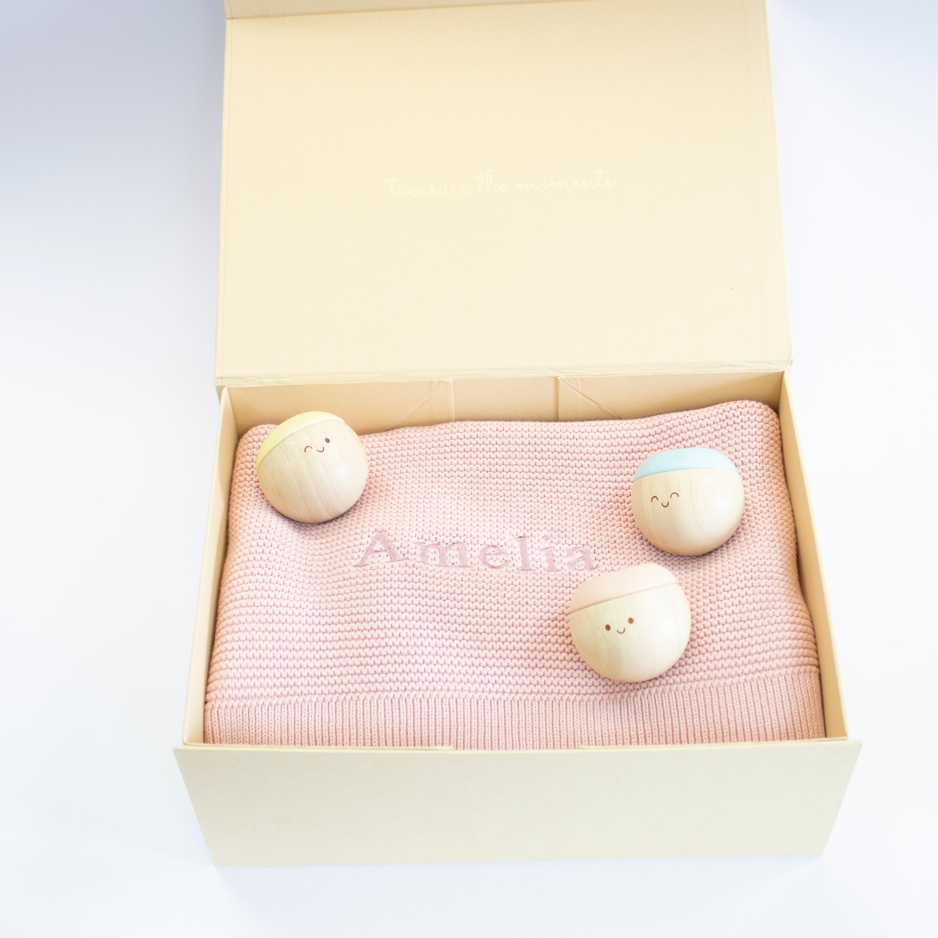 Blanket and Sensory Balls Gift Set - Gift Box