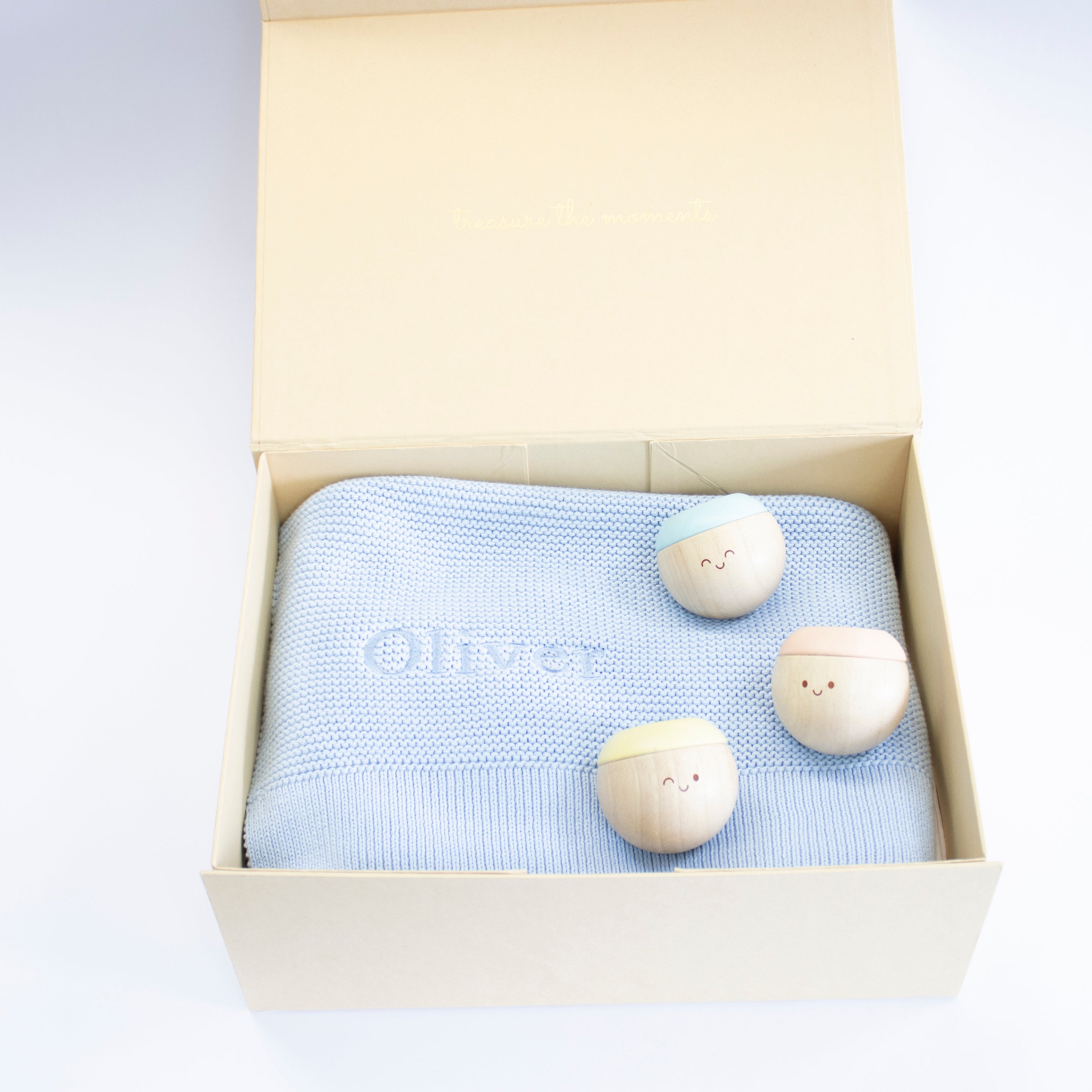 Blanket and Sensory Balls Gift Set - Gift Box