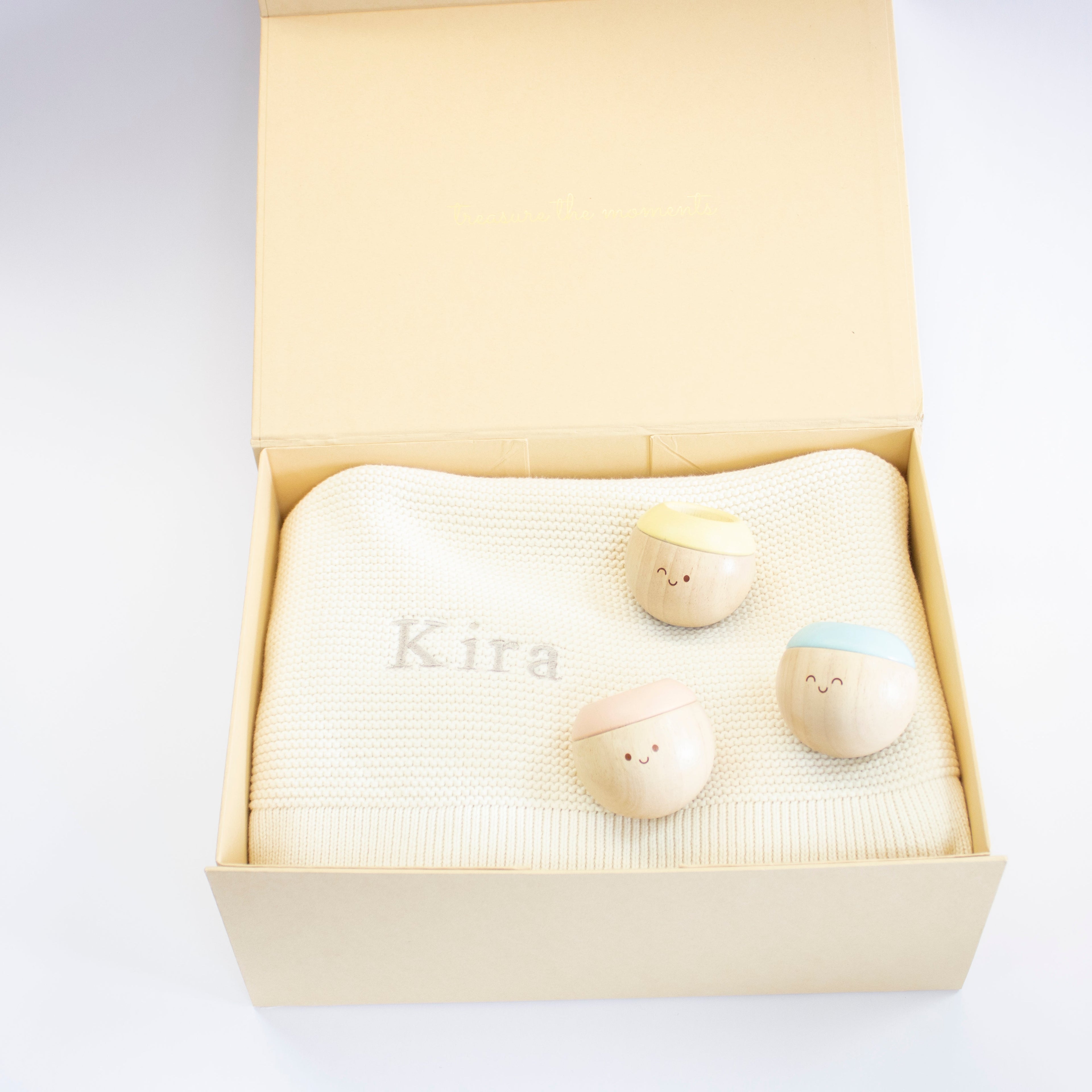 Blanket and Sensory Balls Gift Set - Gift Box