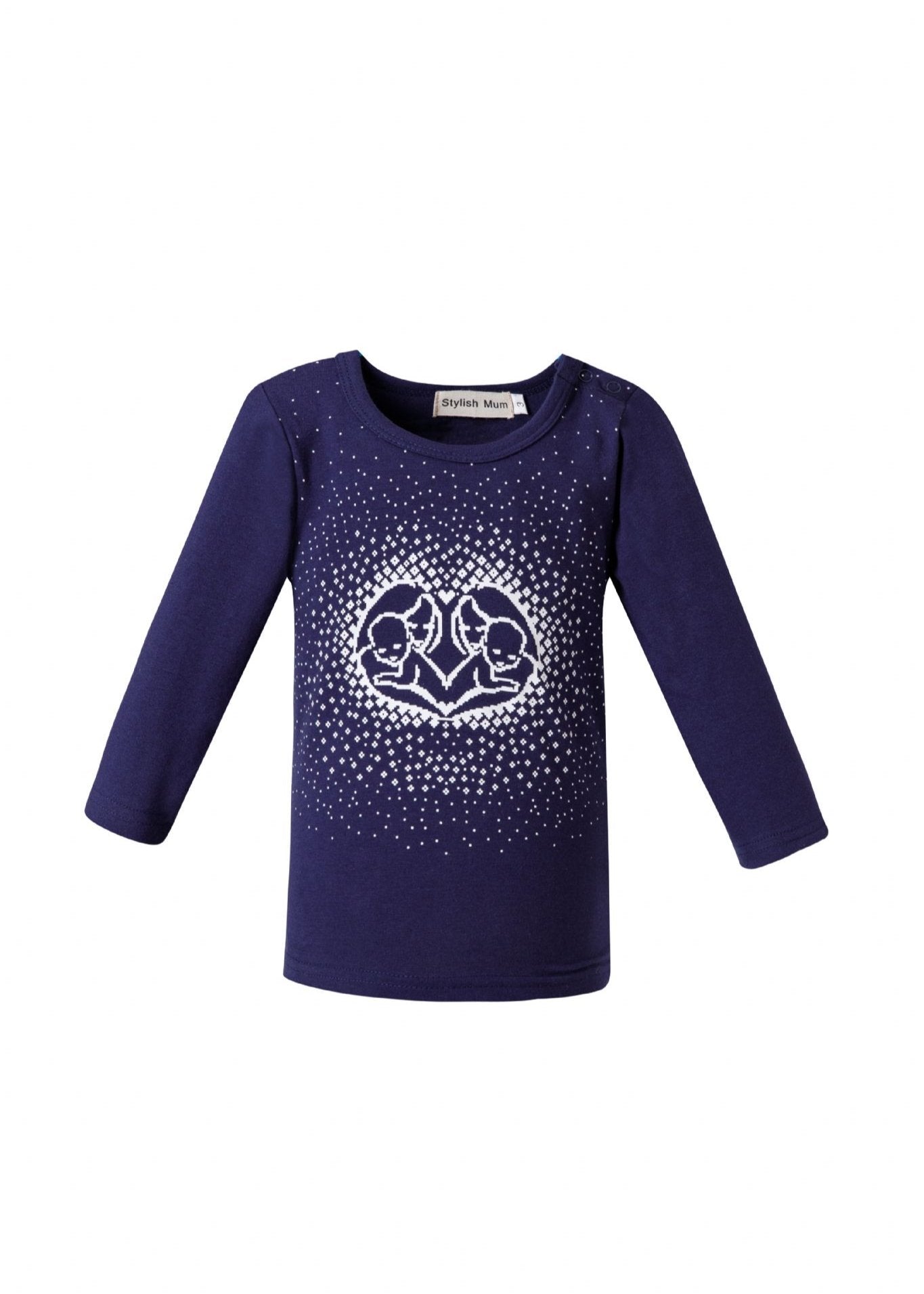 Blue Heart Child Cotton Top | Classic Cotton Baby