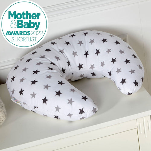 Breast Feeding Nursing Pillow  - Silver Twinkle (COVER ONLY)-1