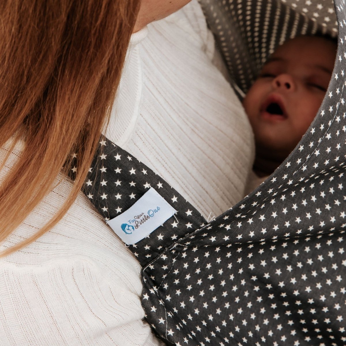 Breastfeed Apron - White Stars - Breastfeeding Apron