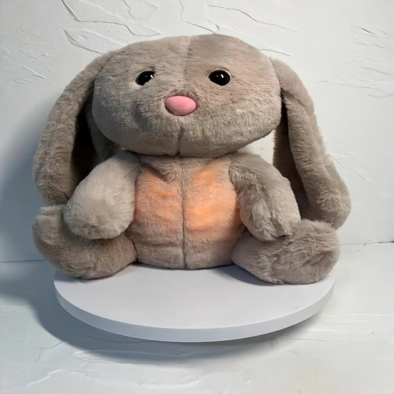 Breathing Bunny Comforter – Soothing Sensory Plush Toy for Newborns - Baby Comfort & Sleep