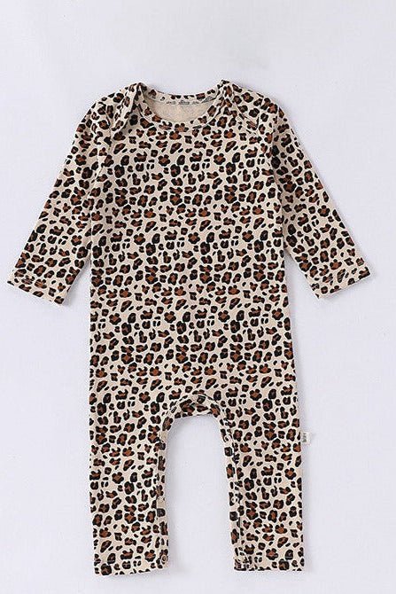 Little Wild One – Leopard Print Baby Romper