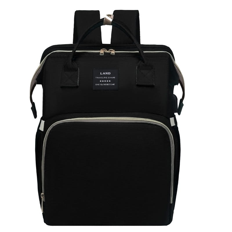 Multifunctional Maternity Diaper Backpack Upgraded With Removable Mosquito Net Large Capacity Foldable Infants Baby