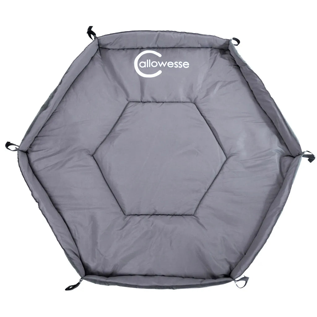 Callowesse Cushioned Playpen Playmat / Mattress - Grey - Playpen Accessory