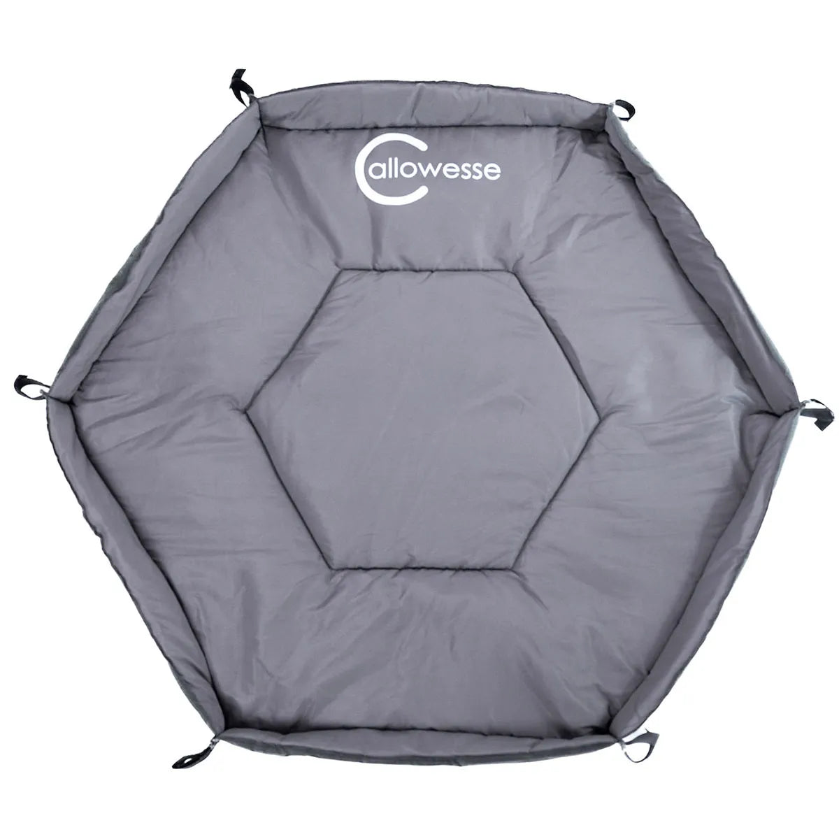 Callowesse Cushioned Playpen Playmat / Mattress - Grey - Playpen Accessory