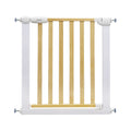 Callowesse Design Wood & Metal Pressure Fit Baby & Toddler Door & Stair Safety Gate | 76-83cm x H77cm - White - Baby
