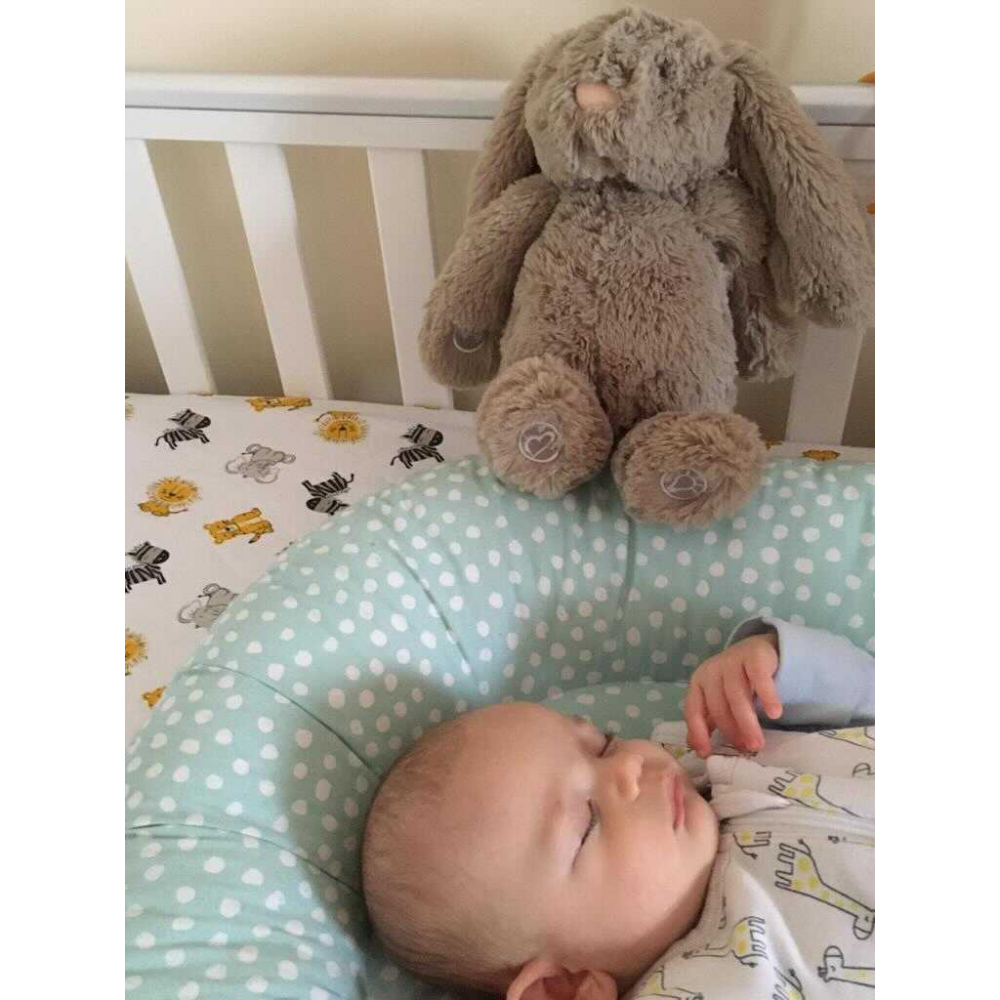 Callowesse Dreamy Willow Bunny Baby Sleep Aid with Smart Cry Sensor and Night Light - Sleep Aid