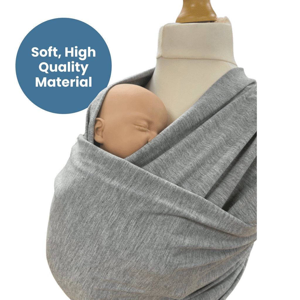 Callowesse Ergonomic Baby Wrap Carrier – Grey - Baby Carrier