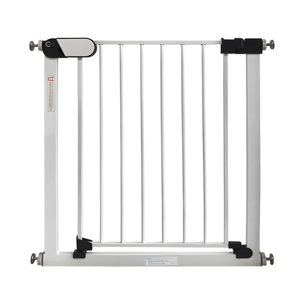 Callowesse Kemble Narrow Pressure Fit Baby & Pet Safety Gate 65-70cm x H76cm - White - Baby Gate