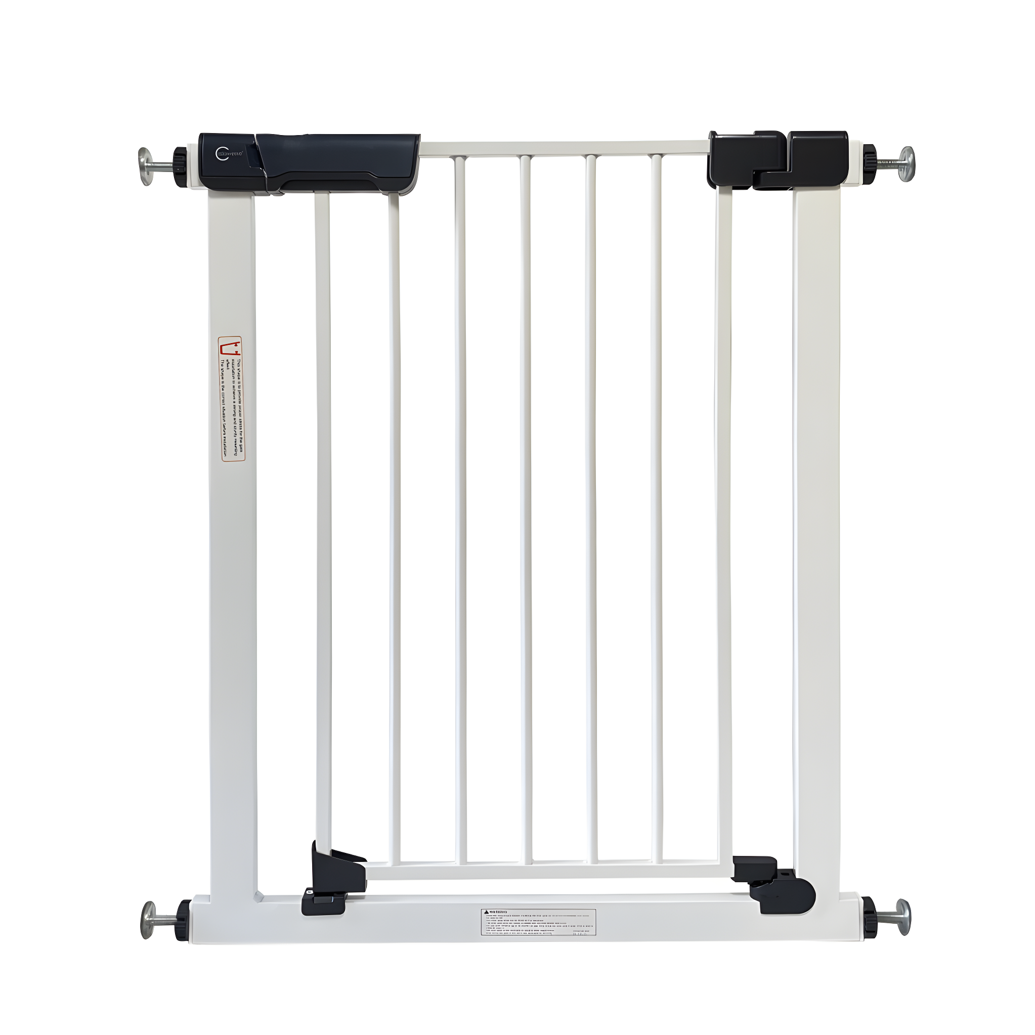 Callowesse Kuvasz Narrow Baby Stair Gate - White - 66-73cm (No Extensions) - Baby Gate
