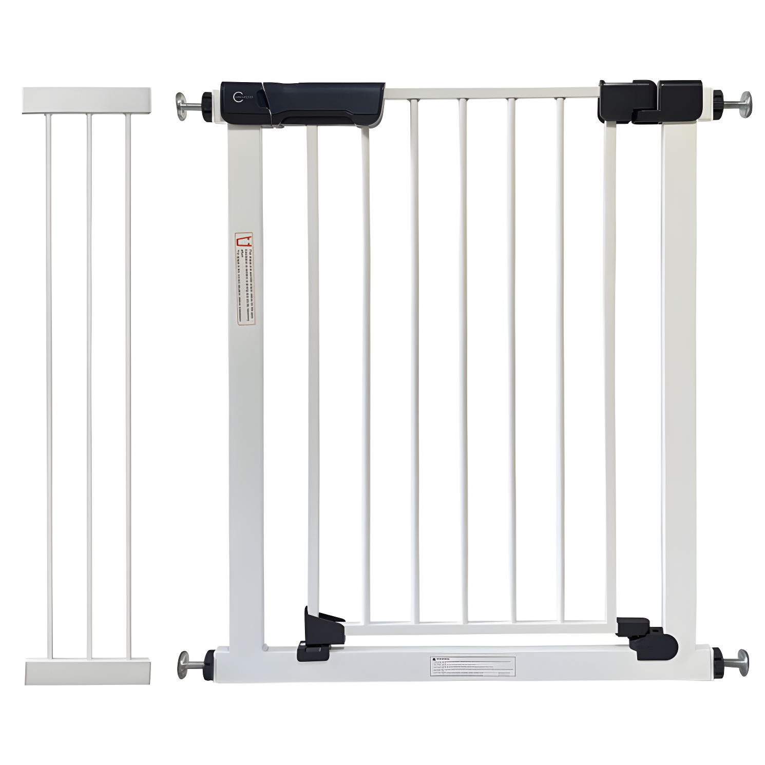 Callowesse Kuvasz Narrow Baby Stair Gate - White - 87-94cm (+21cm Extension) - Baby Gate