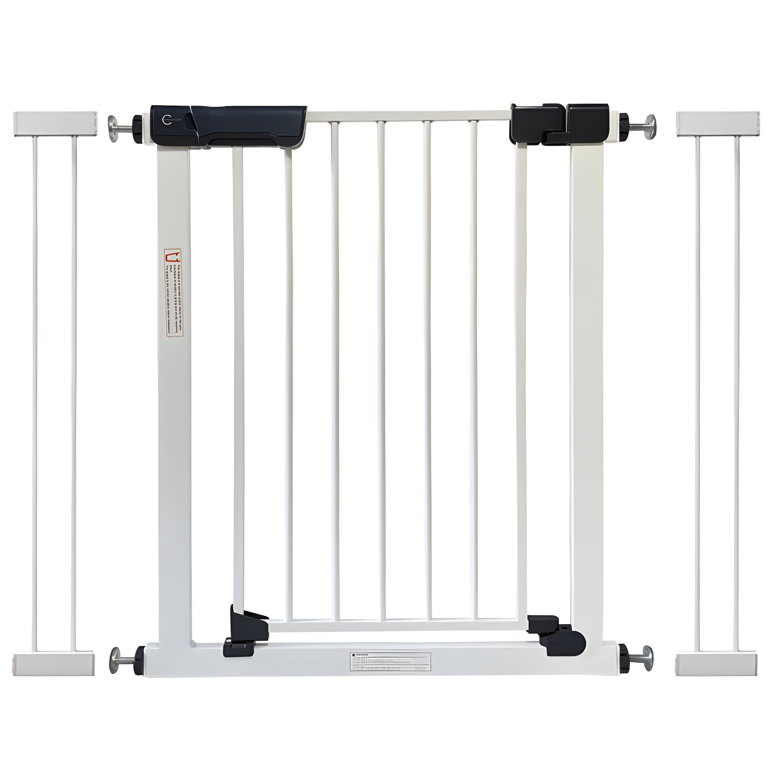 Callowesse Kuvasz Narrow Baby Stair Gate - White - 94-101cm (+14cm Extension x 2) - Baby Gate