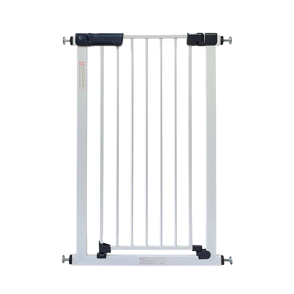 Callowesse Kuvasz Tall & Narrow Baby Stair Gate - White - 66-73cm (No Extensions) - Baby Gate