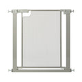 Callowesse Metal Mesh Baby Stair Gate - Ash Grey - 75-82cm (No Extensions) - Baby Gate